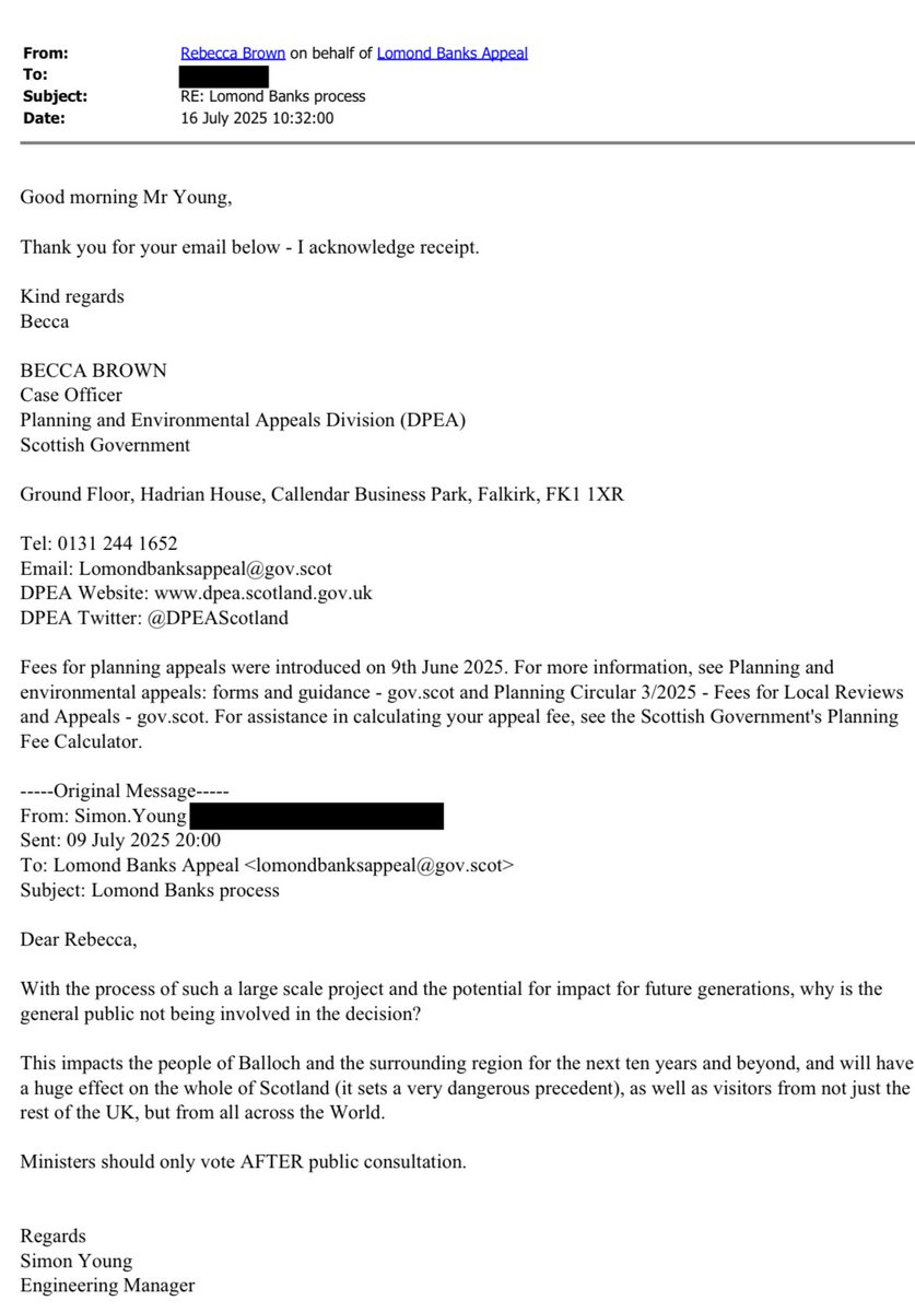 This is how they are responding to members of the public ….. 
this isn’t democracy 
#savelochlomond