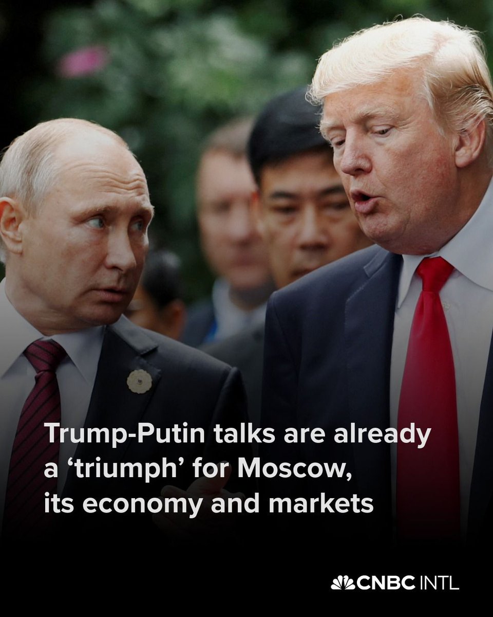 Talks between Russian President Vladimir Putin and U.S. President Donald Trump are being held in Alaska on Friday. The meeting aims to negotiate an end to the war in Ukraine. 

Read Holly Ellyatt’s article for more: cnb.cx/45qSULF