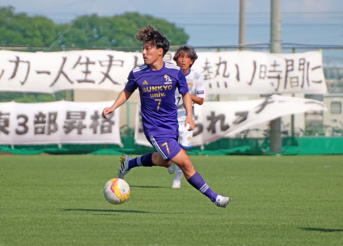 BUFC_official_'s tweet photo. 圧倒的なフィジカルでゴールに迫る！

4年　平田 愛斗 (#学法石川高校)

#文教大学
#文教大学体育会サッカー部
#越谷
#サッカー https://t.co/nWkMbHXmTO