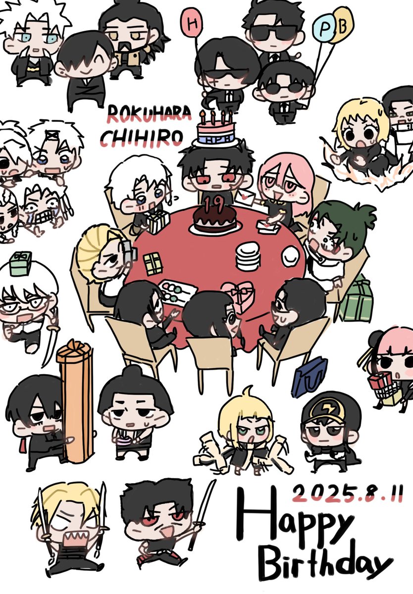 チヒロくんお誕生日おめでとう2025🎊
#六平千鉱生誕祭2025 #六平千鉱誕生祭2025