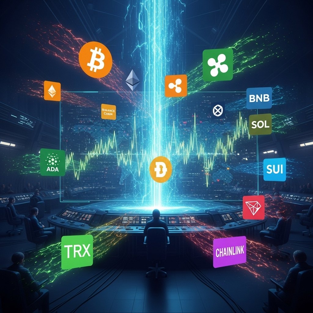 bitmorpho's tweet photo. 1/11 THE WEEK'S PULSE: WHAT'S THE MARKET TELLING US TODAY?
August 11, 2025: The crypto universe is buzzing with fresh data! π€― As a new week begins, #Bitcoin's latest outlook, #Ethereum's analysis, #XRP's developments, and a wave of altcoins are in focus. What's the market telling us today? Our deep dive reveals all. π
#CryptoNews #MarketOutlook #MondayMotivation #Blockchain