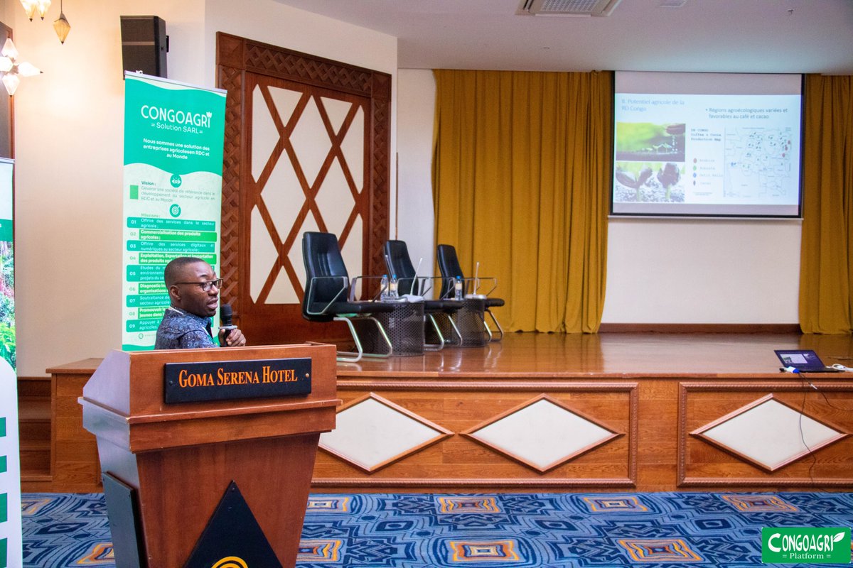 Congoagri1's tweet photo. 🌍 M. Steven Kanane parle du climat des affaires à la Conférence sur la Qualité du Café ☕🌱
Il met l’accent sur les opportunités et défis pour rendre notre café plus compétitif à l’international.
#BestOfCongo #CaféCongolais #ClimatDesAffaires https://t.co/M5EX8D93gI