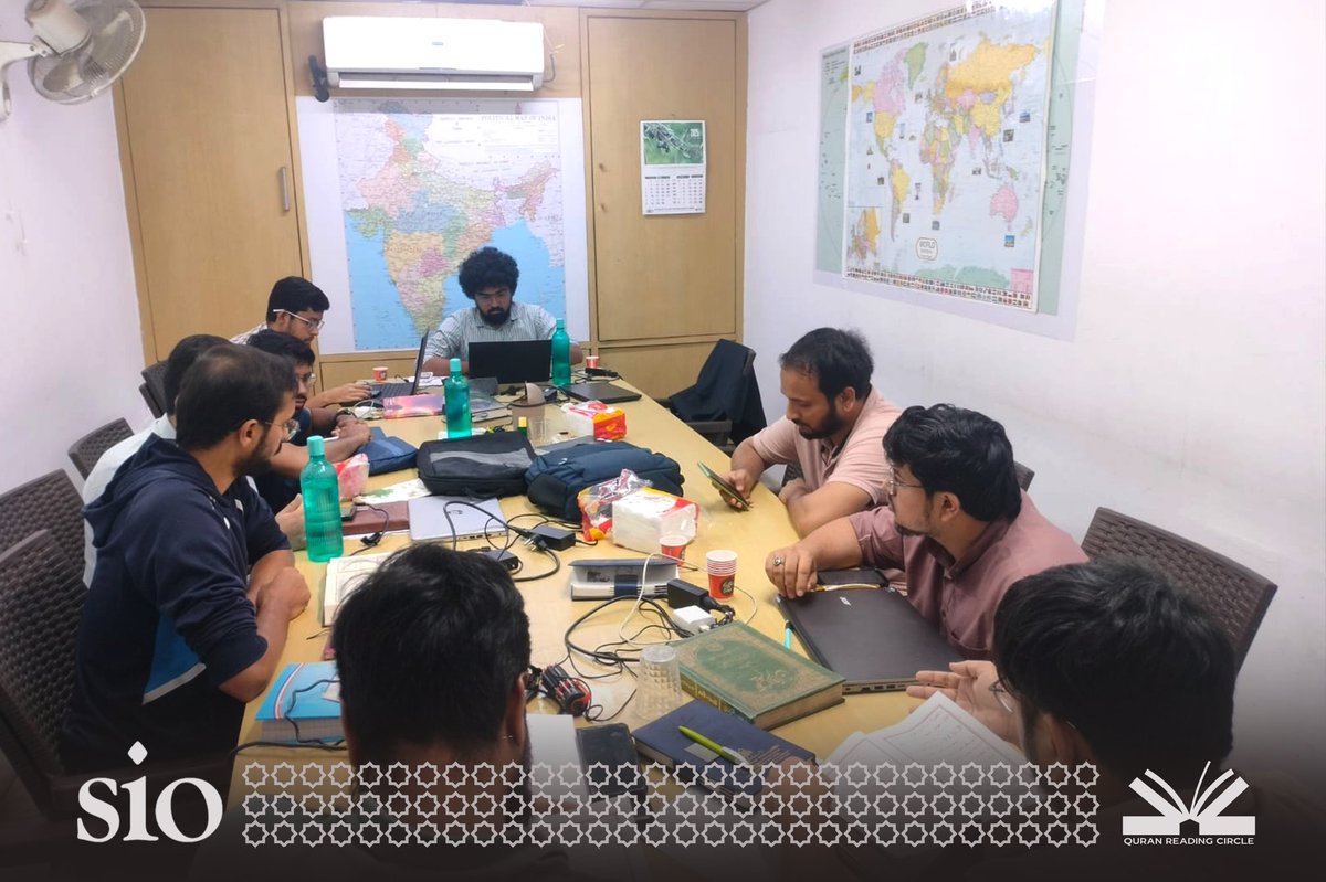 sioindia's tweet photo. Alhamdulillah, the Central Secretariat has been consistently organizing QRCs as part of its ongoing efforts to strengthen the Qur’anic environment within the organization.
#QRC #QuranReadingCircle #sioofindia https://t.co/hqRjAM4u3E