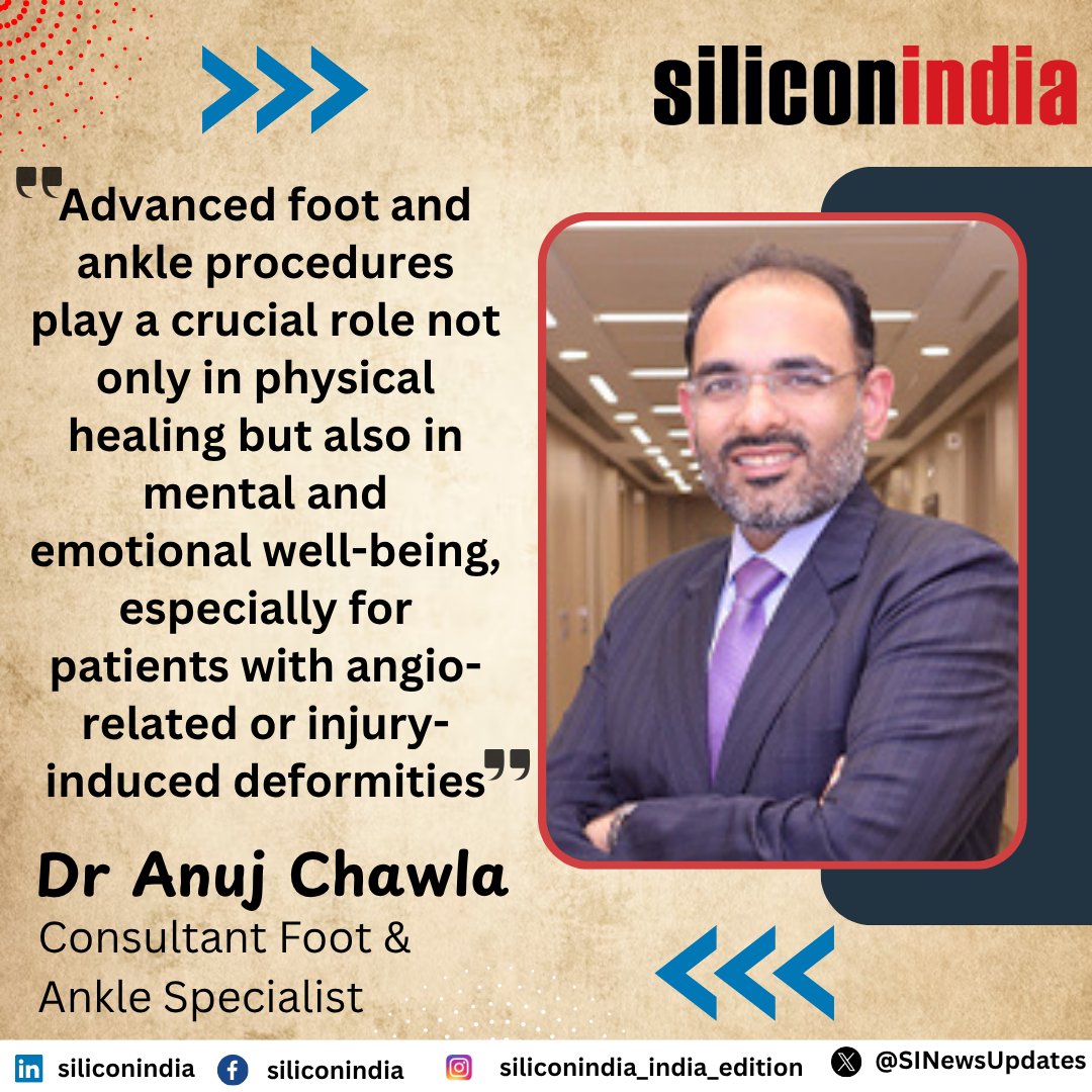 SINewsUpdates's tweet image. Redefining Quality of Life Through Advanced Foot and Ankle Surgeries

Dr Anuj Chawla, Consultant Foot &amp;amp; Ankle Specialist

Read More: lnkd.in/d3SFVgxx

#medicallandscape #advancedtechnology #mentalhealth #advanceddiagnostictools #remarkableevolution