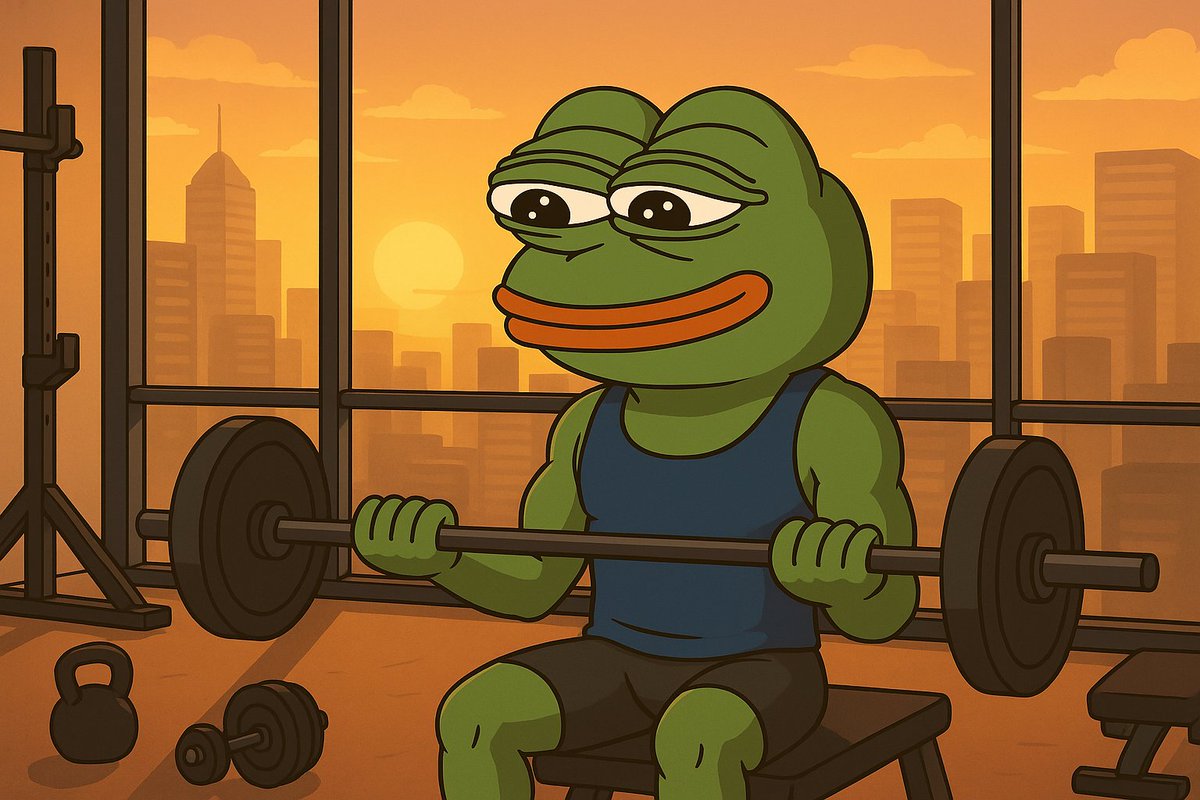 pepenhouse's tweet photo. "Building strength, one rep at a time. Gains are coming to the $PEPENHOUSE community. 💪🏋️" https://t.co/CoJ8NFmvYH