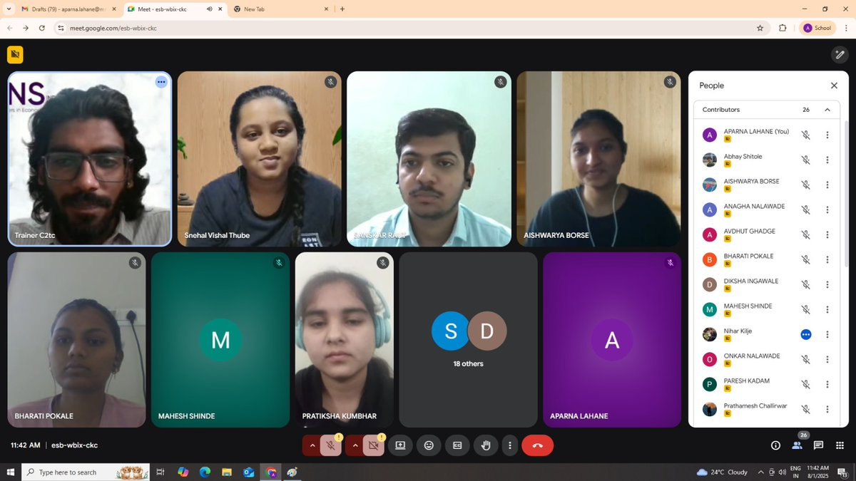 MMIT_Lohgaon's tweet image. 🚀 The TNS India Foundation Online Training on Java Full Stack Development kicked off today (01-08-2025) at MMIT! Boosting students’ tech, soft skills &amp;amp; placement readiness. Grateful to our Principal, HoDs &amp;amp; Faculty Coordinators for their support. 🙏
#MMIT #JavaFullStack #Skills