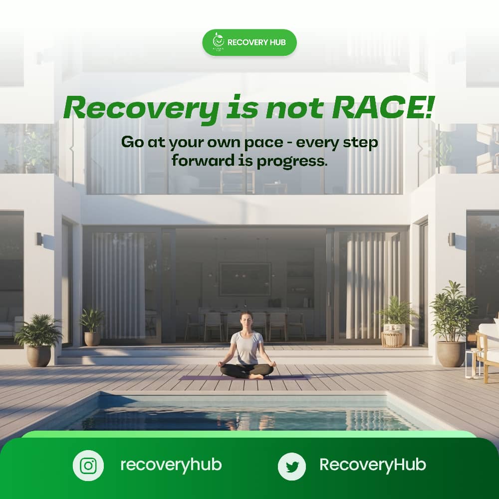 Start the week at your own pace  every step counts. 🌿
#Recoveryhub #Juststart