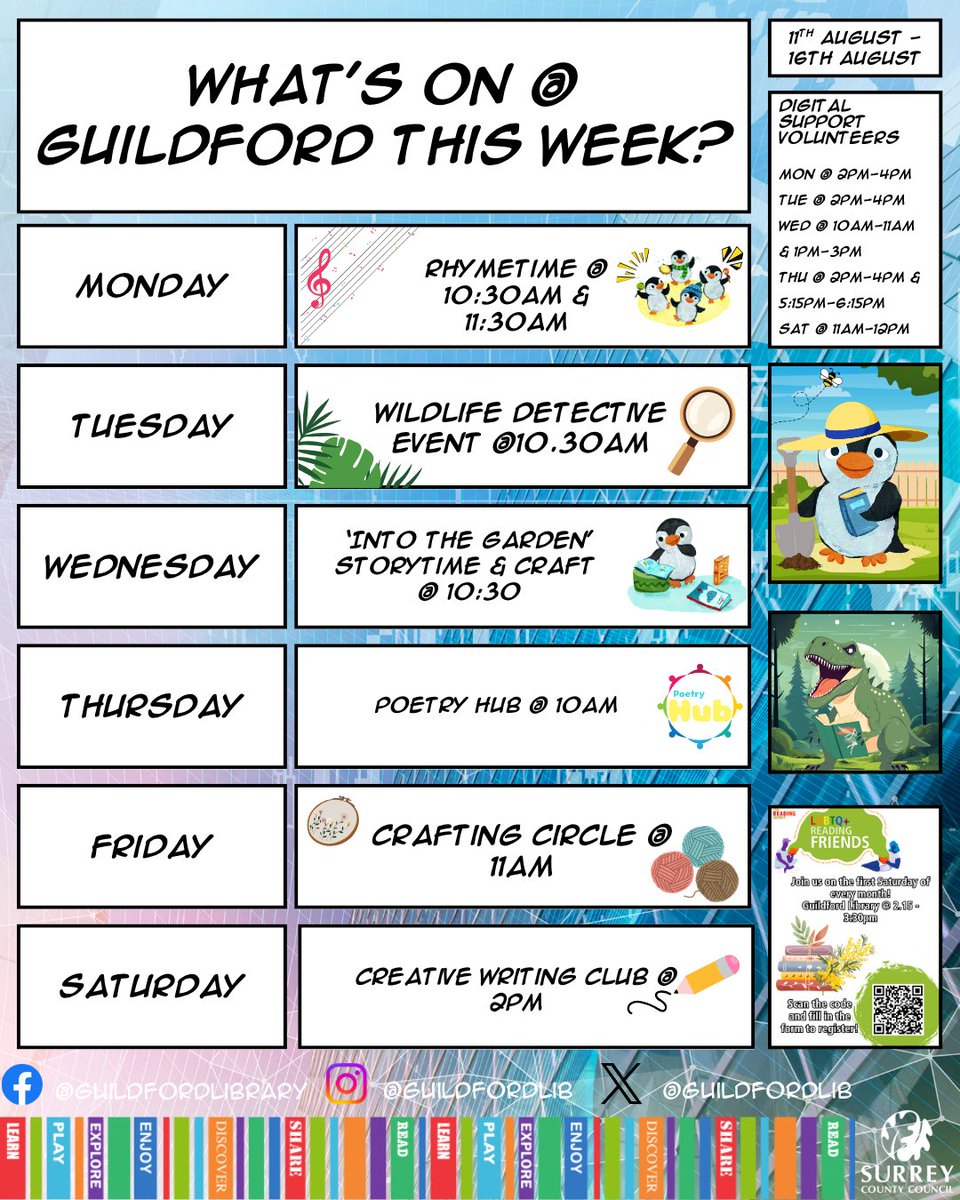 Guildford Library tweet media