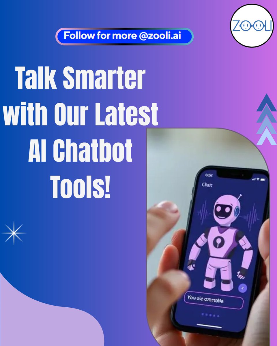 zooliai2024's tweet image. Talk Smarter with Our Latest AI Chatbot Tools!

zooli.ai/ai-powered-cha…

#AIChatbots #ChatbotTools #AIForBusiness #CustomerEngagement #AIChatbot #ChatbotMarketing #ConversationalAI #AIForCustomerSupport #AILeadGeneration #AutomatedSupport #AICommunicationTools #ChatbotSolutions