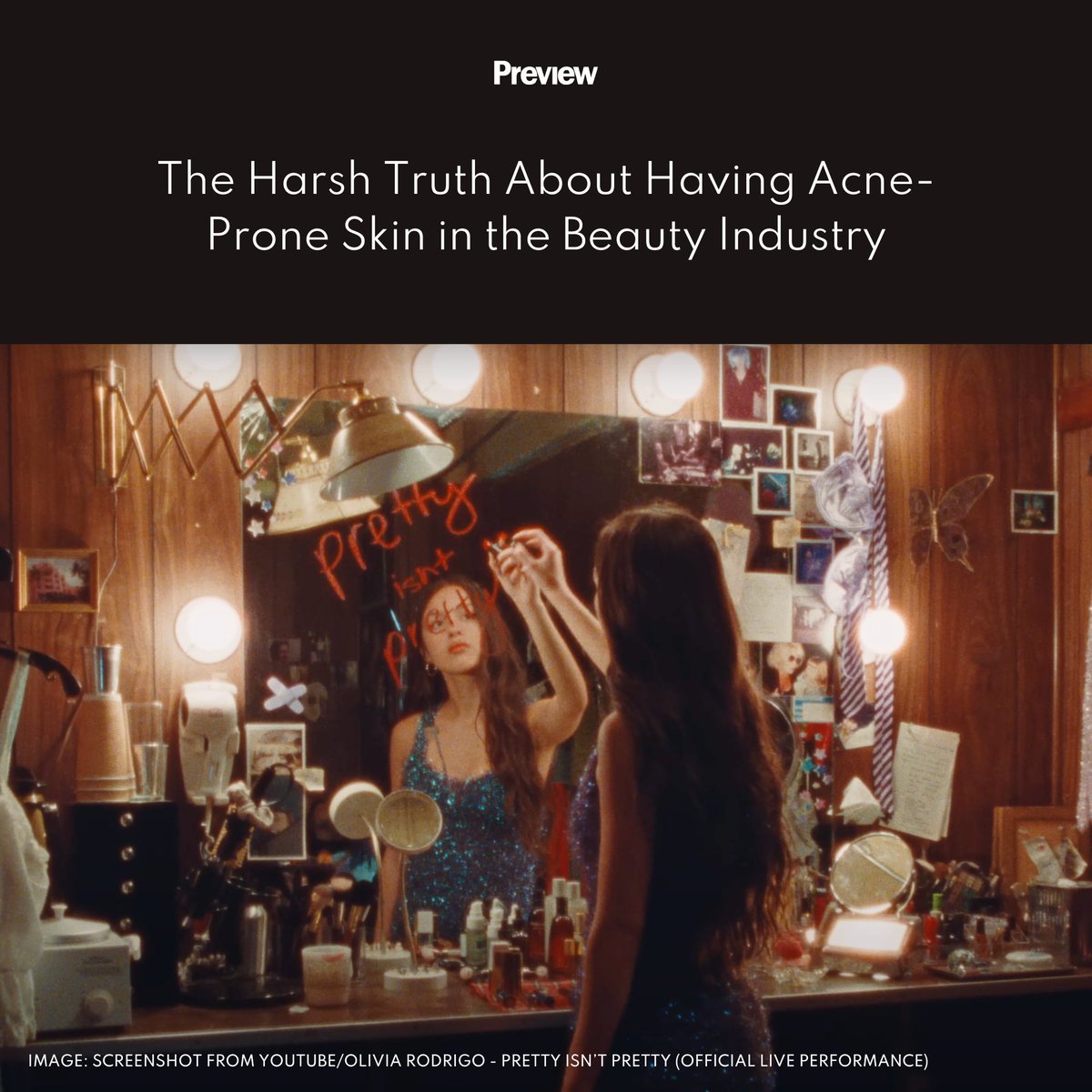 previewph's tweet photo. “What other people think doesn’t matter, right?” Wrong.
In this #PreviewThinkpiece, a Preview writer unveils the frustrations, doubts, and hardships caused by having flawed skin in a visually driven industry. Read here: https://t.co/XMYdl5CVmw https://t.co/b9wdJOtlgl