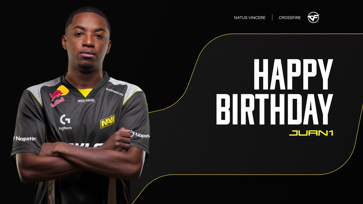 Happy birthday to NAVI CrossFire’s <a href="/jngomess/">NAVI juan1</a>! 🥳

Wishing Juan a year full of clutch plays, big wins, and unforgettable moments — starting with the Esports World Cup 2025 in Riyadh! Let’s make it legendary. Feliz aniversário!
#navination