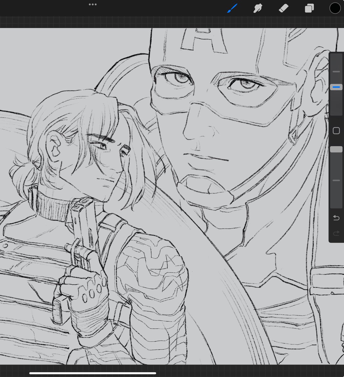 redchoonsam's tweet photo. #stucky #catws https://t.co/AKXLfU9A7u
