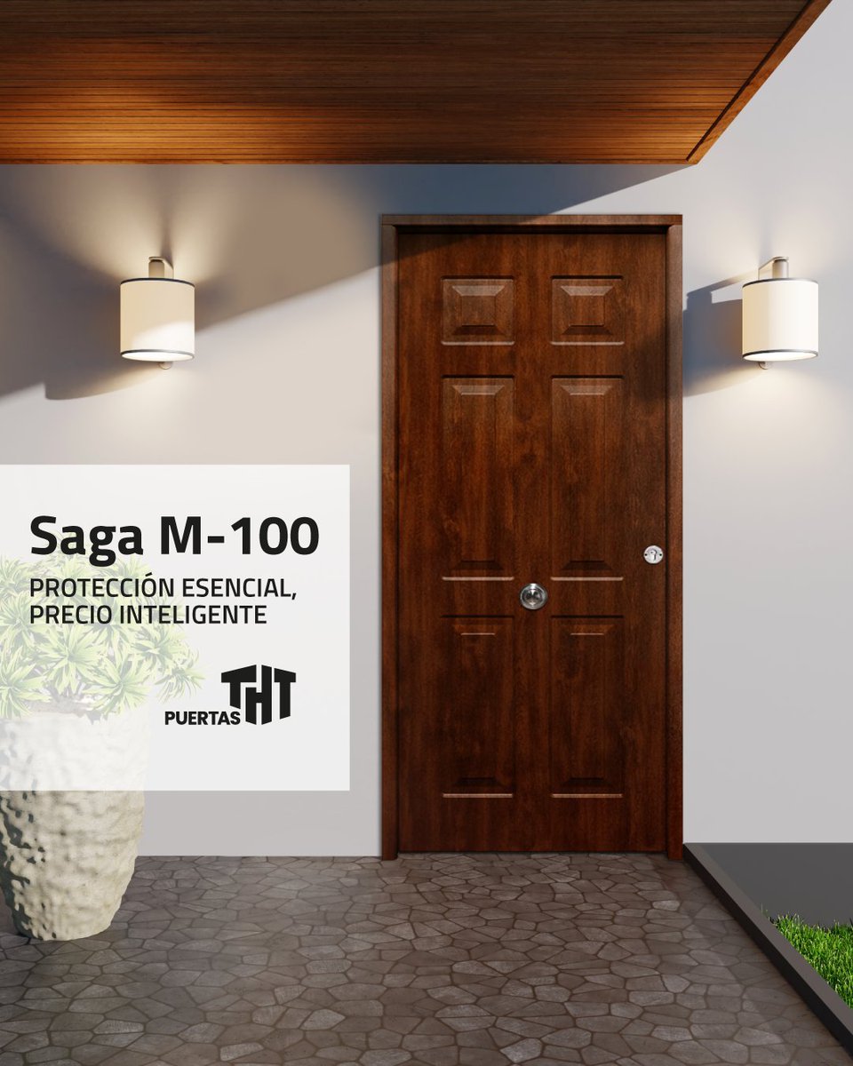 🔑 Protección esencial, precio inteligente.

La Saga M-100 es la puerta que demuestra que seguridad y accesibilidad pueden ir de la mano.
Calidad THT para proteger tu día a día, sin complicaciones.

☎️951 17 81 91
🔗 puertastht.com

#SagaM100 #PuertasTHT