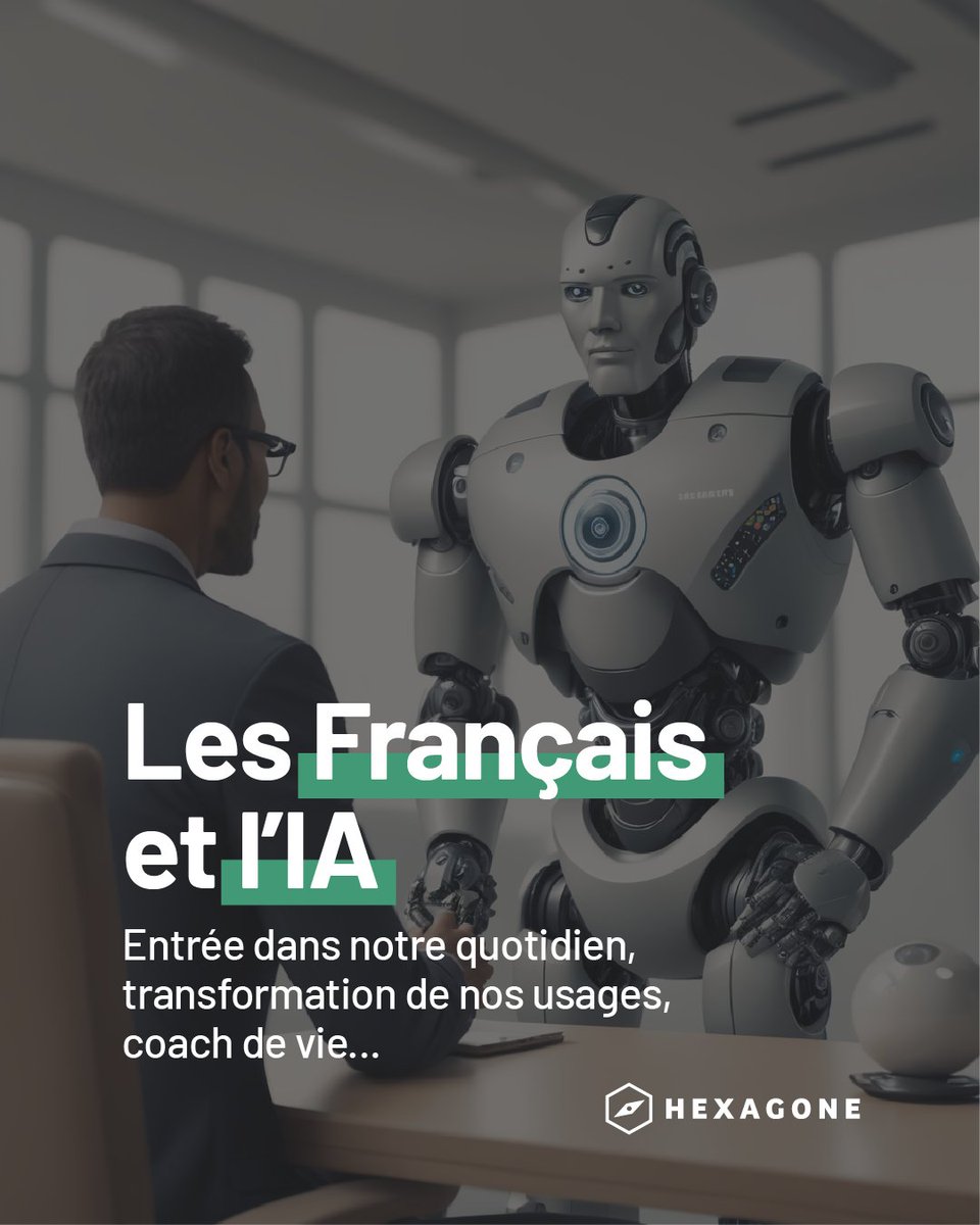 Hexagone - La France en chiffres (@hexagone_org) on Twitter photo 🧠 🇫🇷 Les Français et l’intelligence artificielle : en 2 ans, l’IA a changé de statut.
Elle est entrée dans notre quotidien, inquiète, et transforme nos usages… jusqu'à devenir un coach de vie !
🧵 Voici ce qu’il faut retenir de notre grande enquête <a href="/Hexagone_org/">Hexagone - La France en chiffres</a> parue dans 🧠 🇫🇷 Les Français et l’intelligence artificielle : en 2 ans, l’IA a changé de statut.
Elle est entrée dans notre quotidien, inquiète, et transforme nos usages… jusqu'à devenir un coach de vie !
🧵 Voici ce qu’il faut retenir de notre grande enquête <a href="/Hexagone_org/">Hexagone - La France en chiffres</a> parue dans