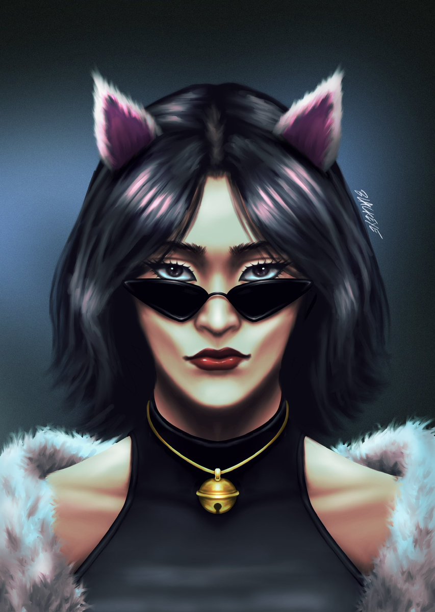 BLACKEYE1834's tweet photo. Meow
#digitalart #digitalpainting #portrait #meow #ArtistOnTwitter #procreate https://t.co/eHdM1BF4Ky