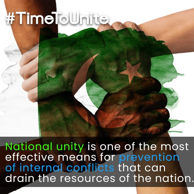 UzairWazir32140's tweet image. #TImeToUnite "For a brighter future, it's time to unite Pakistan."