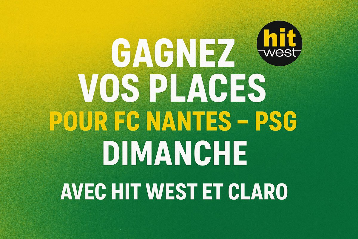 #FCNantes #PSG 
GAGNEZ 2 places pour la reprise du championnat pour les Canaris face à Paris en répondant à cette question ⬇️

Quel joueur nantais a marqué à la Beaujoire face au PSG la saison dernière ?

RT &amp; Likez 😎