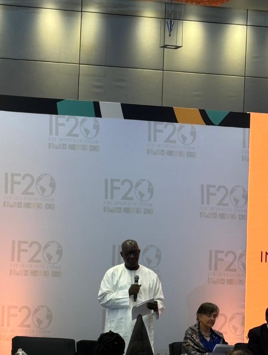 Mustafa_Y_Ali's tweet photo. At the opening ceremony of @IF20org, listened to inspiring speeches and call to end destruction and killings in Gaza by key speakers including Adama DIENG and Archbishop Thabo of Cape Town, calling for prayers to save the millions under siege.
Honored to be attending IF20 2025 here in Cape Town who theme is UBUNTU. Coming at a time when the world os hurtling towards more anarchy and wars