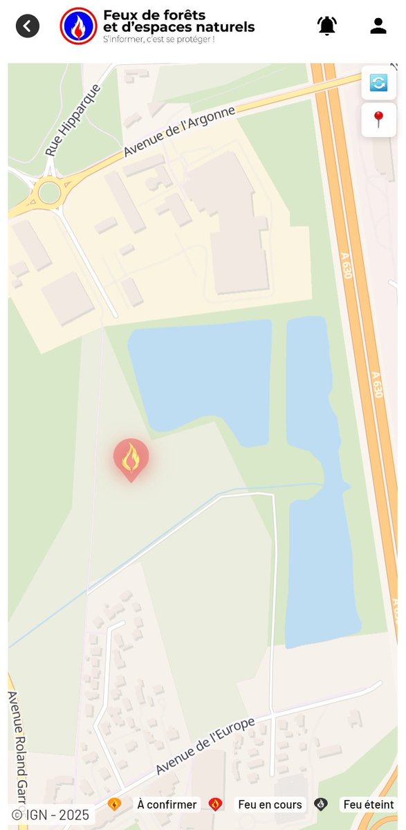 Mérignac.. Prudence ..
Incendie en cours !
#Mérignac #Bordeaux