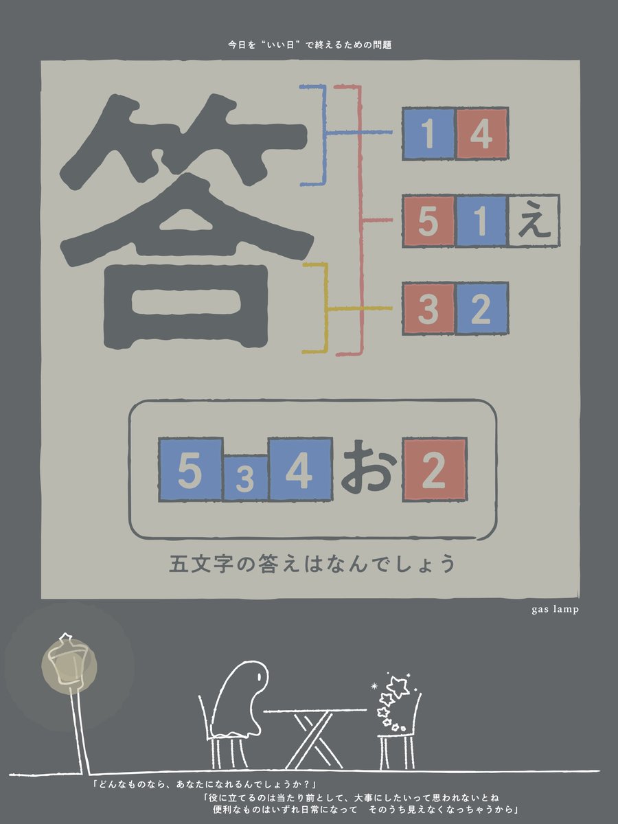 まだ眠れない人のために問題を作りました