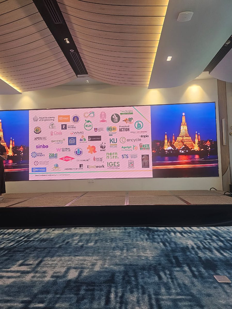 It was a privilege to co-chair a session on "Digital Solutions for the #circulareconomy" at the Royal Academy of  Engineering’s Frontiers Symposium in #Bangkok.
I showcased <a href="/TakaNiMaliKenya/">Taka Ni Mali</a>’s “Ecomali” solution and connected with inspiring #innovators from around the globe.