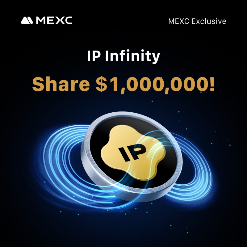 MEXC's tweet photo. $IP Infinity is here - $1,000,000 prize pool awaits! Celebrate with Story Protocol @StoryProtocol

‣ 0 fees on $IP Spot &amp; Futures pairs
‣ 400% APR when you stake $IP
‣ 10,000 $IP + 200,000 $USDT in trading rewards

👇 Don’t miss your chance, join now!