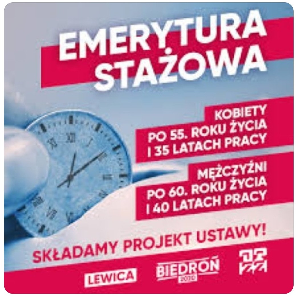 piotr_zarzycki's tweet photo. #Minister #pracy #Agnieszka #Dziemianowicz-#Bąk‼️Kiedy #Polacy🇵🇱 będą mieli #przerwę #w #pracy w postaci #EMERYTURY #STAŻOWEJ⁉️W #SEJMIE 2 PROJEKTY USTAW, #Obywatelski i #Lewicy o #EMERYTURACH #STAŻOWYCH #K35/#M40 lat stażu pracy od dawna czekają na #USTAWĘ, kiedy #USTAWA⁉️ https://t.co/eVT3wejPDJ