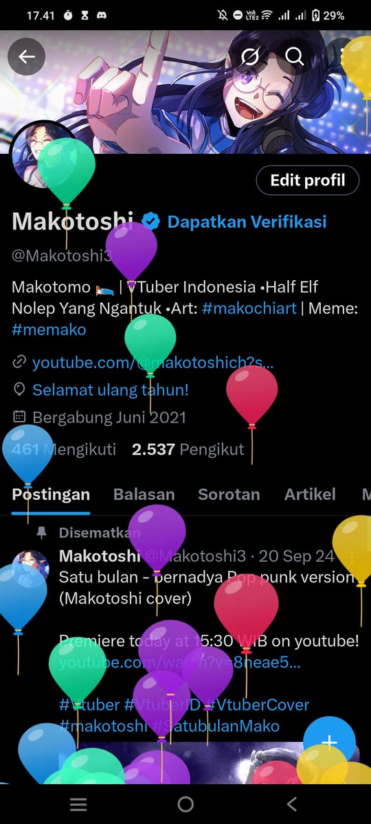 Ketua lupa lagi ultah