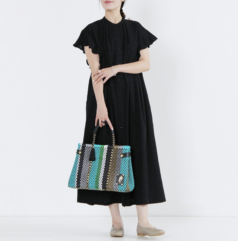 値下げしました! 新品メルカドバッグLady Paola 保管袋＆ラッピング付 LadyPaola ラジャード ピンク＆グレー | EL-MEXICOメルカドバッグ