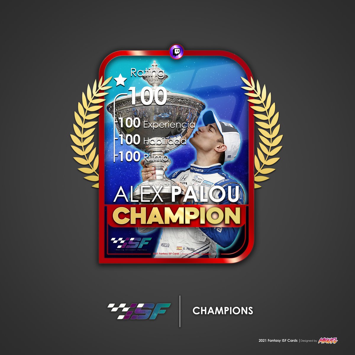 Miguel Custom Art (@miguelcustomart) on Twitter photo 🥝✨
En 2021 vivimos la ISF, una competición de carreras virtuales en #iracing y retransmitida por #twitch . Entre los pilotos participantes, Álex Palou, un honor y un orgullo tenerlo entre nosotros.
Felicidades y muchos más éxitos #AlexPalou 🚀🏁 🥝✨
En 2021 vivimos la ISF, una competición de carreras virtuales en #iracing y retransmitida por #twitch . Entre los pilotos participantes, Álex Palou, un honor y un orgullo tenerlo entre nosotros.
Felicidades y muchos más éxitos #AlexPalou 🚀🏁