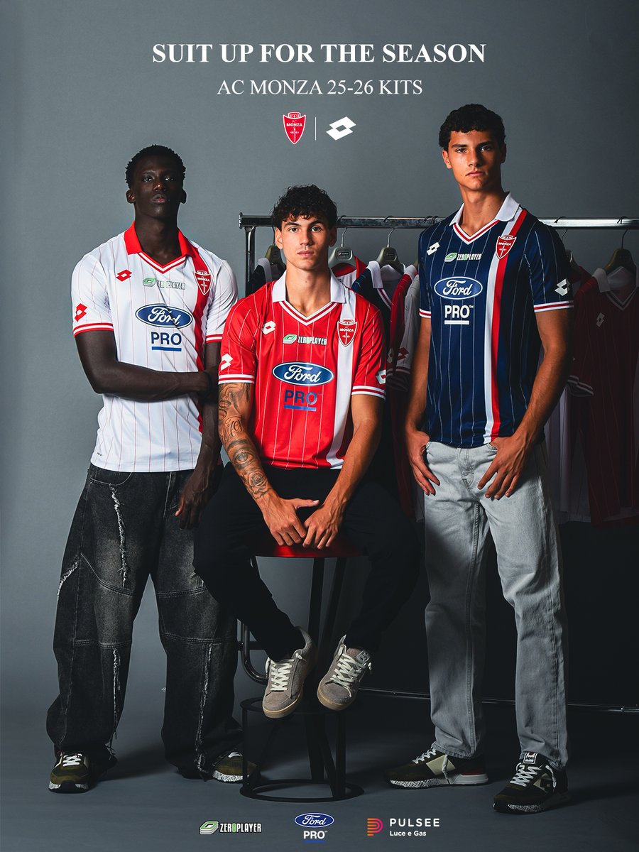 𝐒𝐔𝐈𝐓 𝐔𝐏 𝐅𝐎𝐑 𝐓𝐇𝐄 𝐒𝐄𝐀𝐒𝐎𝐍 
AC MONZA 25-26 KITS ⚪🔴🔥