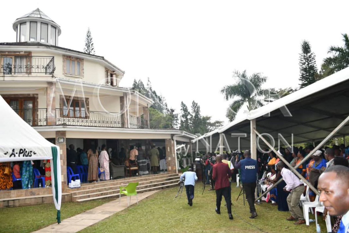 Kigezi &amp; Ankole regional district councils convened at the home of James Garuga to pay tribute for his contributions to the area. He  established Sannah Airstrip, tea factories, assisted the needy, &amp; supported the construction of health &amp; education institutions in both regions.