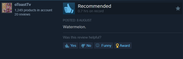 Was scrolling through LITS reviews and <a href="/oToastTv/">Toast TV 🍞</a> i see you lol