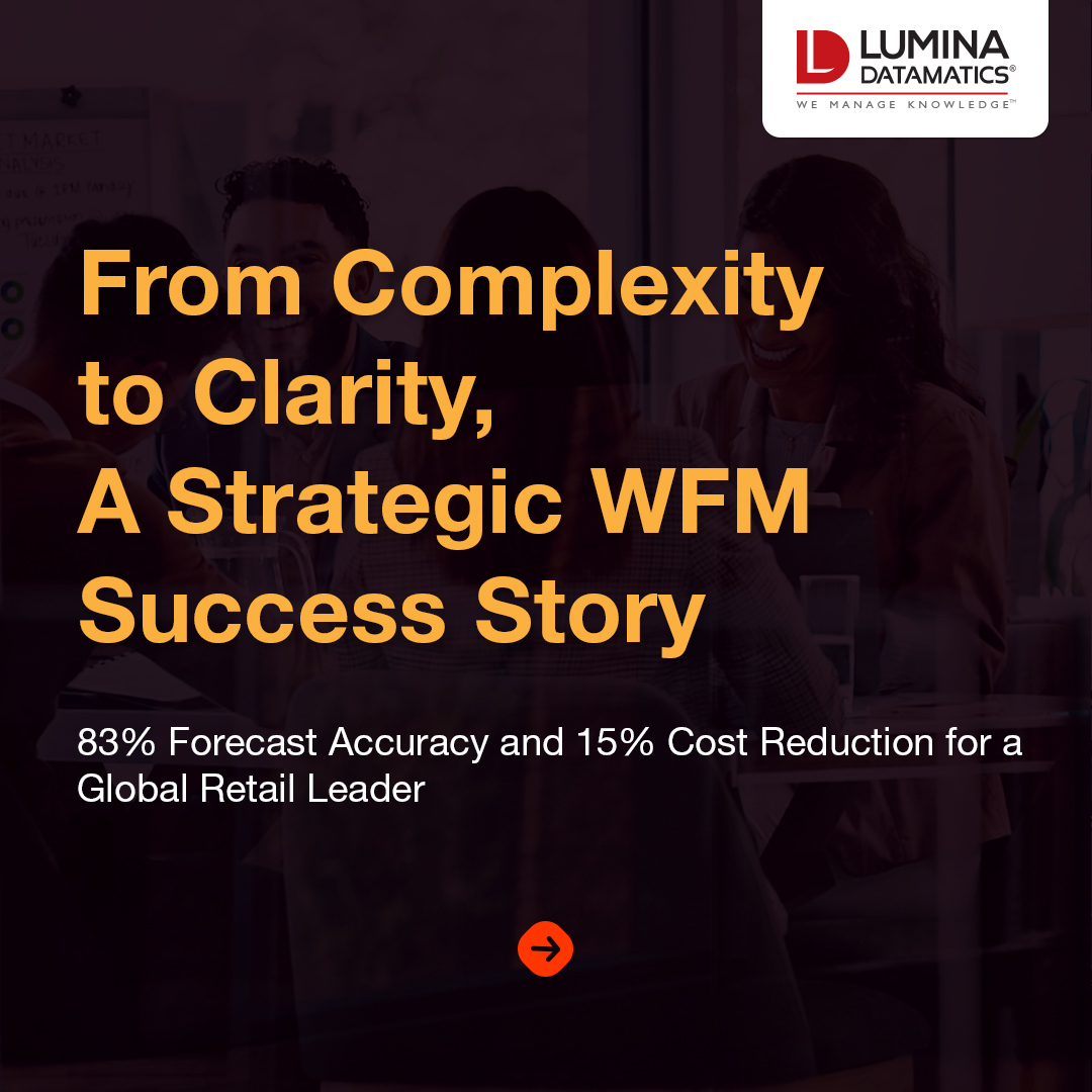 LDatamatics's tweet image. Discover how Lumina Datamatics helped a global retailer streamline operations—achieving 83% forecast accuracy and 15% cost reduction.
To read the complete case study, click here: luminadatamatics.com/company/resour…
#WorkforceManagement #RetailOptimization #ForecastAccuracy…