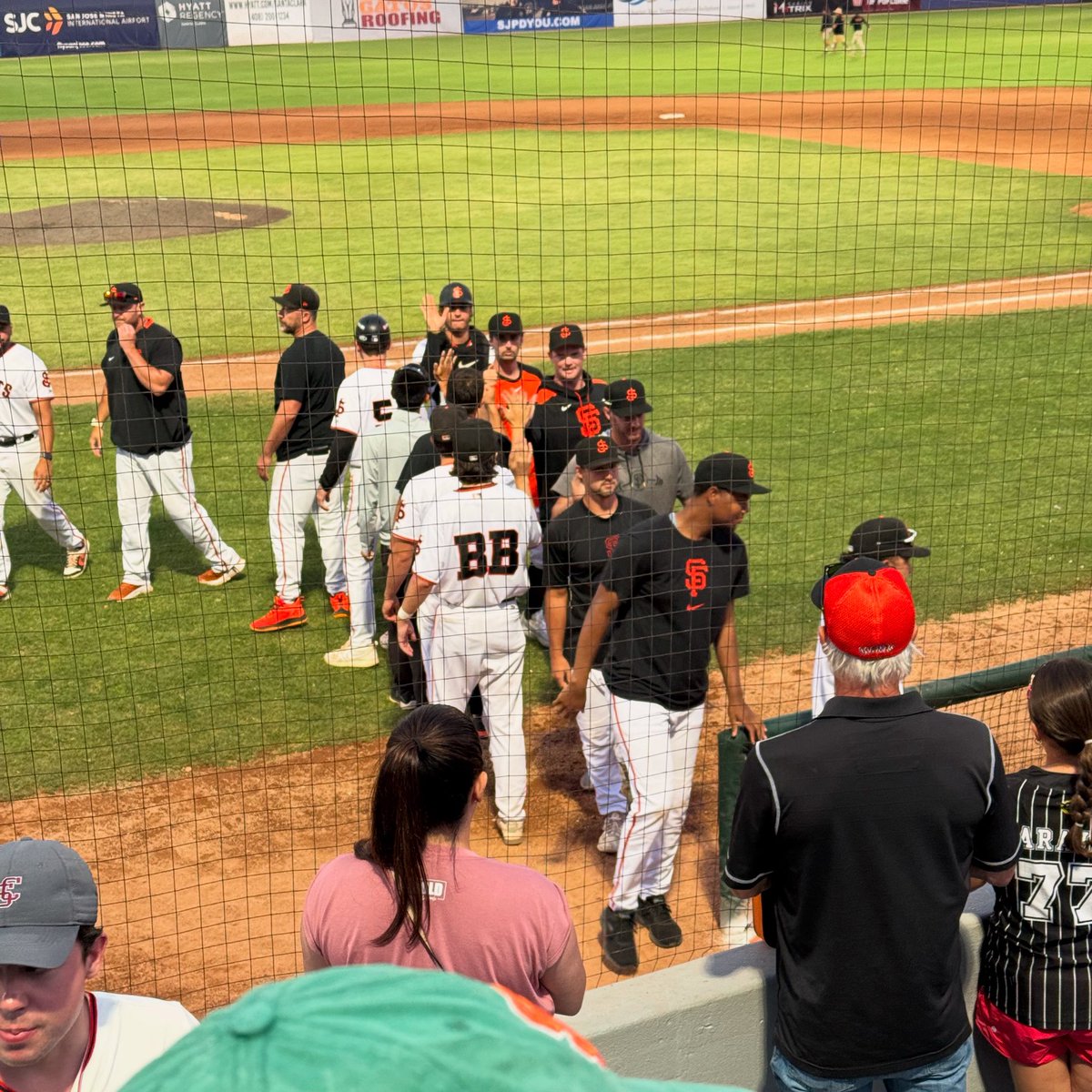 30in35Challenge's tweet photo. 📍Excite Ballpark, San Jose

⚾️ Visalia Rawhide 5-6 San Jose Giants

🎟️ $5

👬 1,447

#️⃣ Lifetime MiLB ballpark number 2

#SJGiants #Rawhide https://t.co/ohB9QGpmAZ