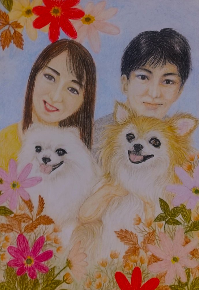 haloumaman's tweet photo. お宅のペットさんを描かせて頂けないでしょうか🙇
絵は色鉛筆とパステルを使って、B５判の紙にお描き致します✌️😊
もし、気が向かれましたら、DMまでお問い合わせお願い致します🙏 https://t.co/rSTkfUXFKF
