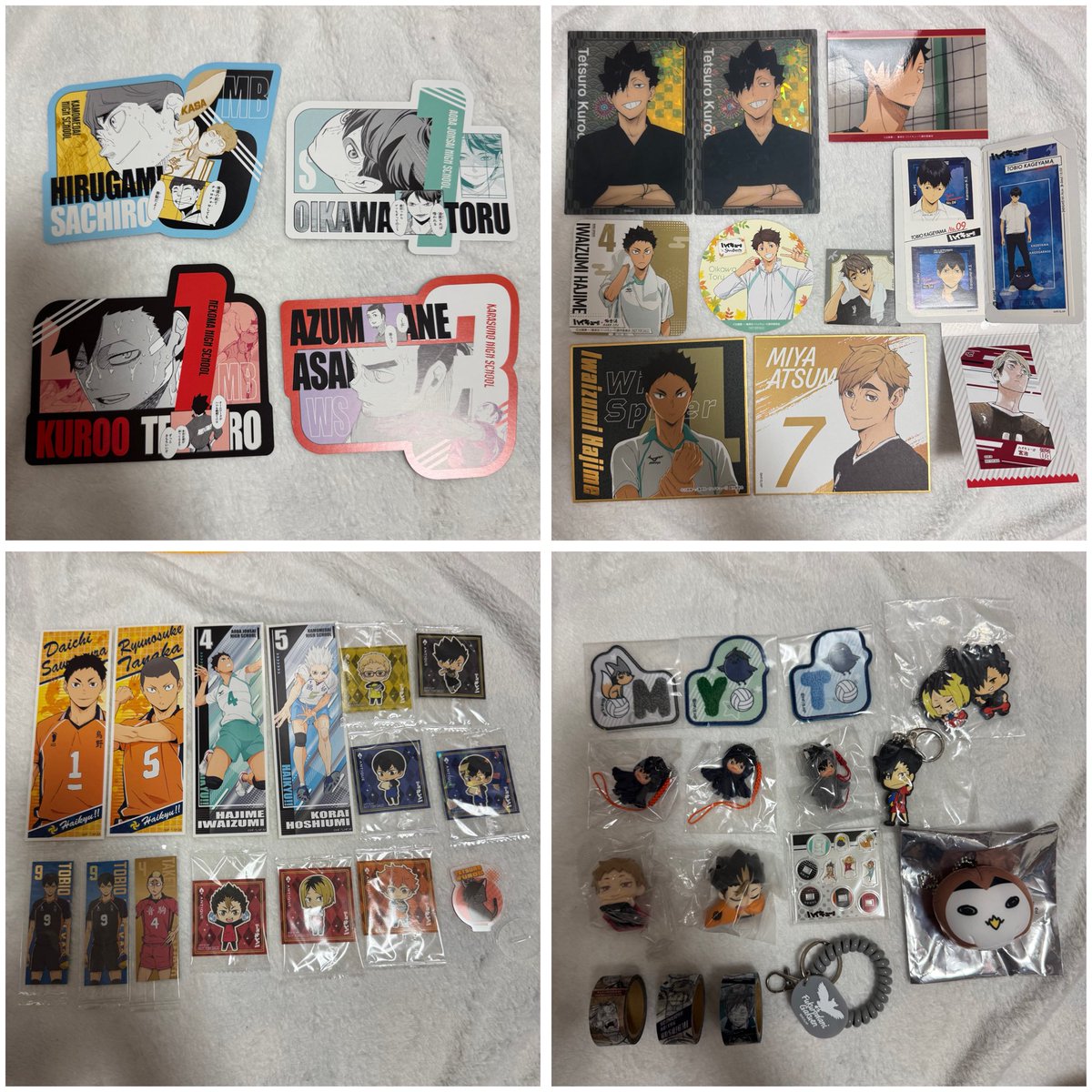 hinatsu_0610's tweet photo. ハイキュー ポストカード 特典 極楽湯 缶バッジ ダイソー ステッカー アクスタ 交換 ファンパーク 名刺カード アトコ 箔押し

譲 画像1~3

求 買取(ALT)> 同異種宮侑 日向(所持してないもの優先、お断りする場合もあります)
異種 ヒロアカ 轟 鬼滅 時透

郵送or都内手渡し
ご連絡お待ちしてます🌟 https://t.co/oSPZSs6wyp