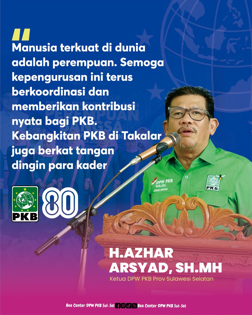 cullank's tweet photo. Perempuan adalah kekuatan penting dapam membangun bangsa dan partai
#dpppkb #dppperempuanbangsa #pkbsulsel #beecenterdpwpkbsulsel #beecenterpkbsulsel #PKBSolusiBangsa https://t.co/zTJKjmpAKB