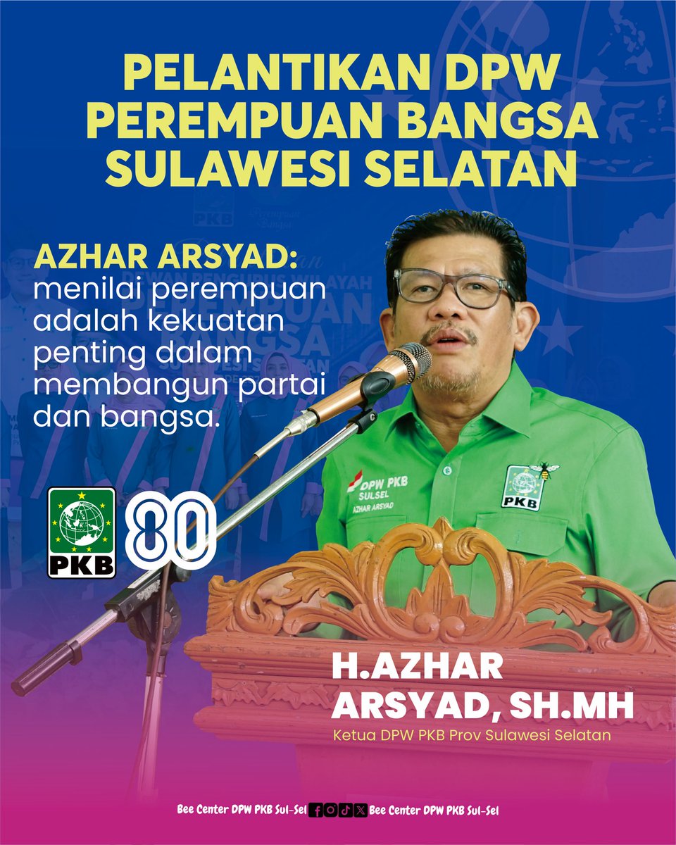 cullank's tweet photo. Perempuan adalah kekuatan penting dapam membangun bangsa dan partai
#dpppkb #dppperempuanbangsa #pkbsulsel #beecenterdpwpkbsulsel #beecenterpkbsulsel #PKBSolusiBangsa https://t.co/zTJKjmpAKB