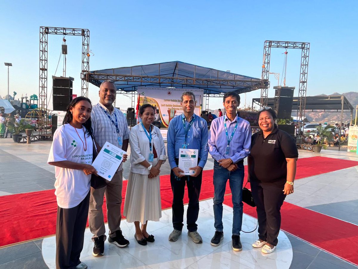 drshyam2001's tweet photo. Kudos @palaciodascinza on the successful EVM launch,supported by @UNICEFTL &amp; partners. The strong EVM score reflects @UNICEFTL continued investment in strengthening cold chain capacity at all levels.This milestone sets the foundation for development of costed NIS

#foreverychild https://t.co/pRfPYUqrMc