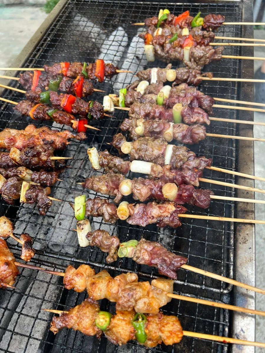 I made a BBQ today and I ate all of this. I plan to go to the gym tomorrow. Haha