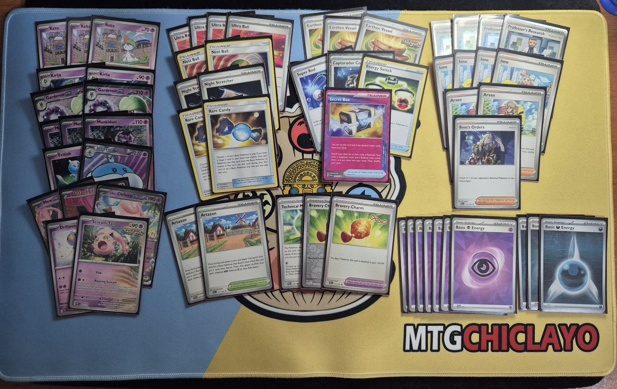 Julio34241300's tweet photo. Mi primer Challenge y mi primer torneo a nivel competitivo. 2-2, 5to lugar 🥱
Grimmsnarl ✅️✅️
Grimmsnarl ❌️❌️
Thyplosion ✅️
Mirror ✅️❌️❌️ @ENVOLTURA4 🐐
Dato no menor 5/10 Grimmsnarl 💀
#pokemontcg https://t.co/5hlbN6S6iq