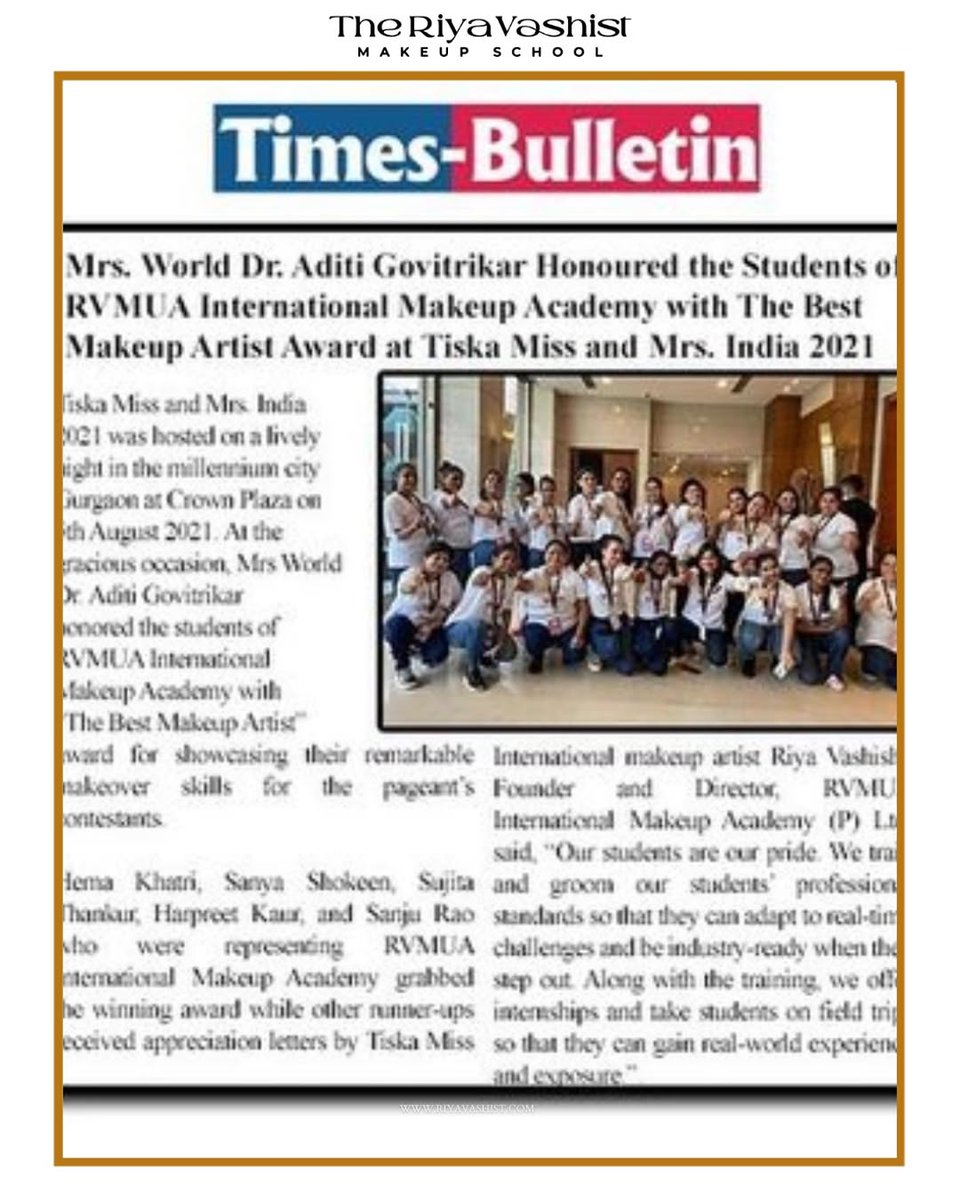 rvmua's tweet photo. Turning Passion into Profession — The Riya Vashisht Makeup School 

#studentsinternship #theriyavashistmakeupschool #makeupeducation #makeupcourse #riyavashist #theriyavshist #makeuptraining https://t.co/aN6Rbfe3HR