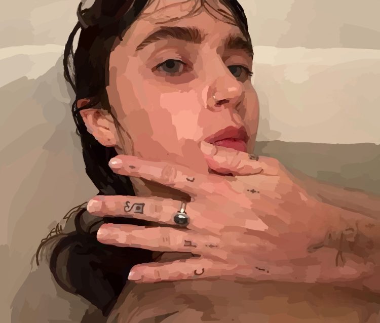 claiOcean's tweet image. A few months ago I made this drawing of Clairo, how about it? Do you like it?