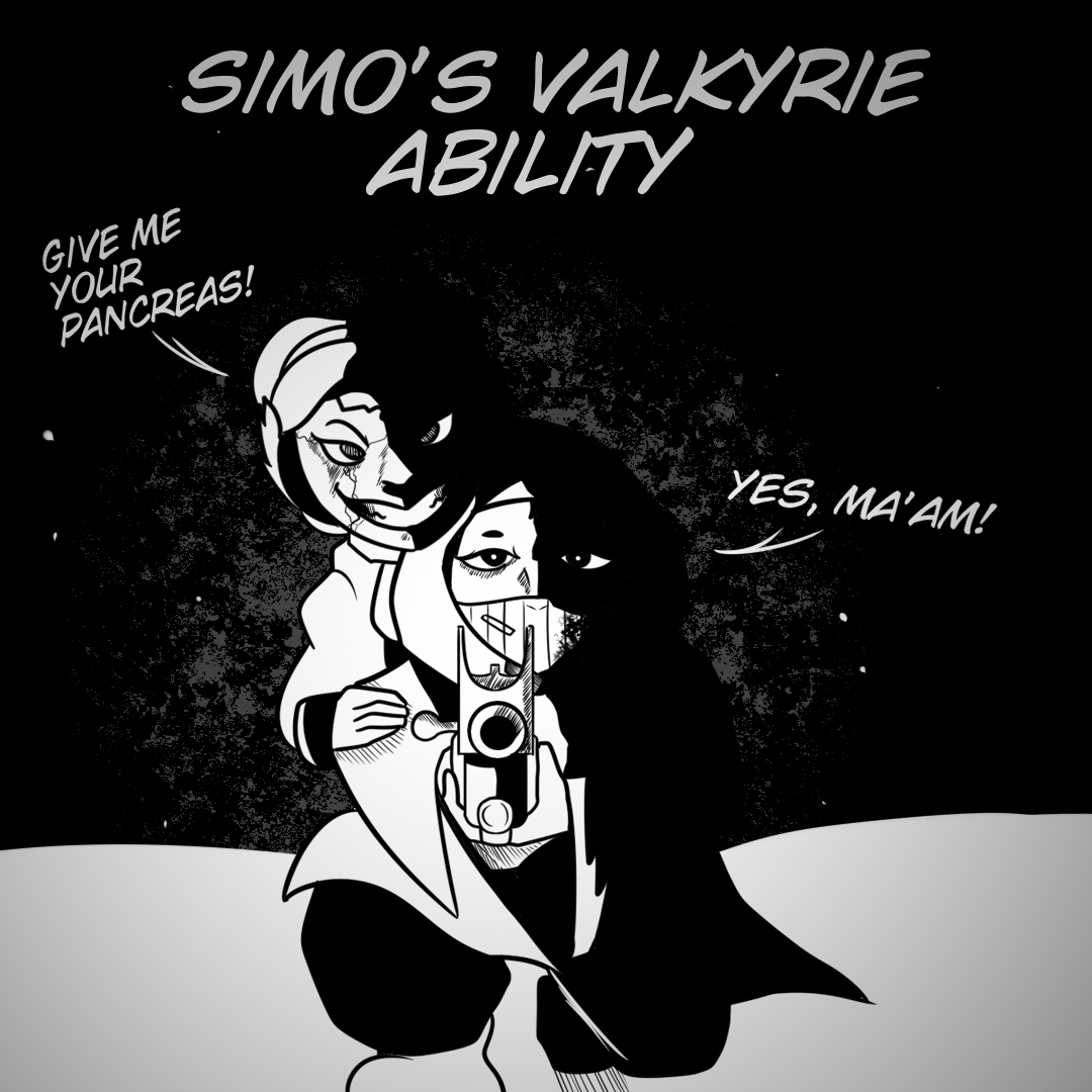 Htcafe_oficial's tweet photo. A valquíria do Simo passando uma vibe de "Princesa da Disney" enquanto sua habilidade: "O PACTO DA MORTE" 💀

#Simogriz #razgriz #simohayha #shuumatsunovalkyrie #fanart #digitalart #RecordofRagnarok #manga #AnimeArt https://t.co/bwxrZbAgl0