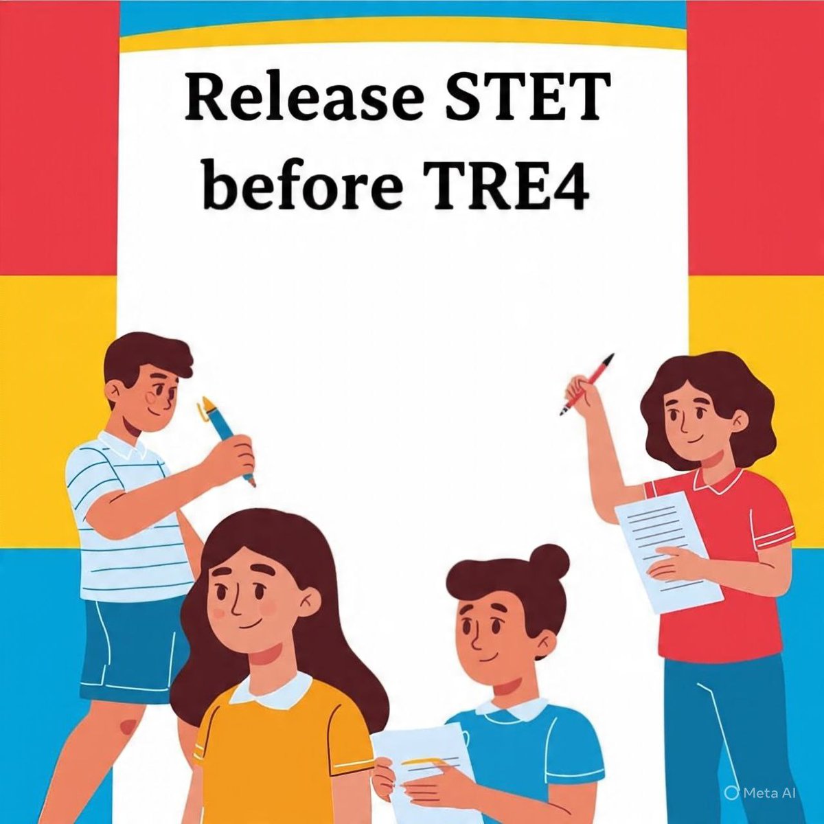 stet nahi to bote nahi 
#ReleaseSTET_before_TRE4
<a href="/BiharEducation_/">Education Department, Bihar</a> <a href="/News18Bihar/">News18 Bihar</a> <a href="/NitishKumar/">Nitish Kumar</a> <a href="/officialbseb/">Bihar School Examination Board</a> <a href="/yadavtejashwi/">Tejashwi Yadav</a>