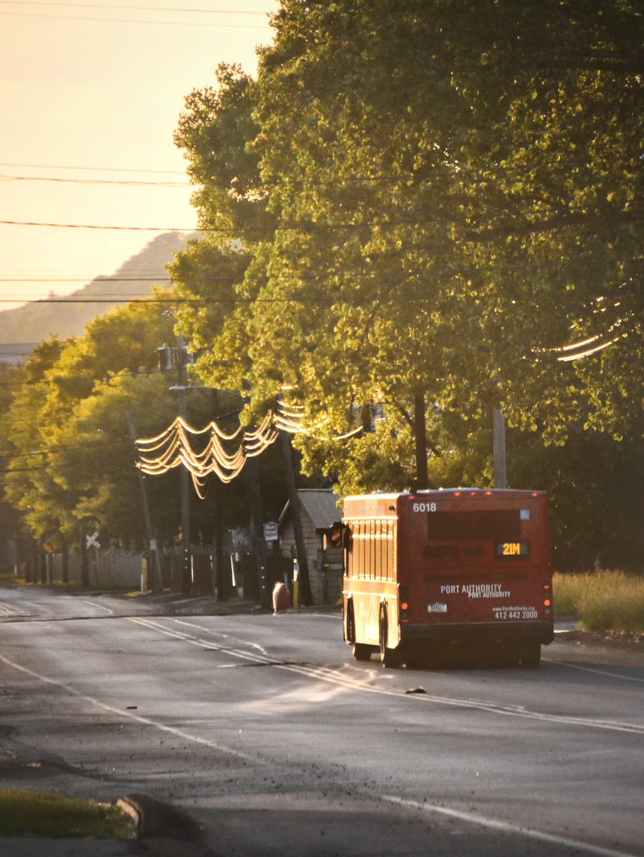 Rolling through Neville Township in the quiet hours of a late Thursday afternoon 🌇

#pittsburgh #pittsburghregionaltransit #pghtransit