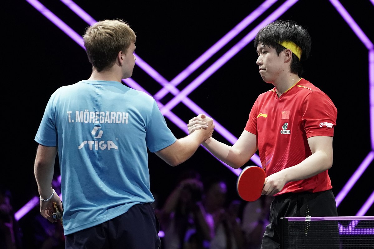 テレビ卓球 圧巻の強さを見せた王楚欽がモーレゴードを下す！ 決勝では 🇯🇵#張本