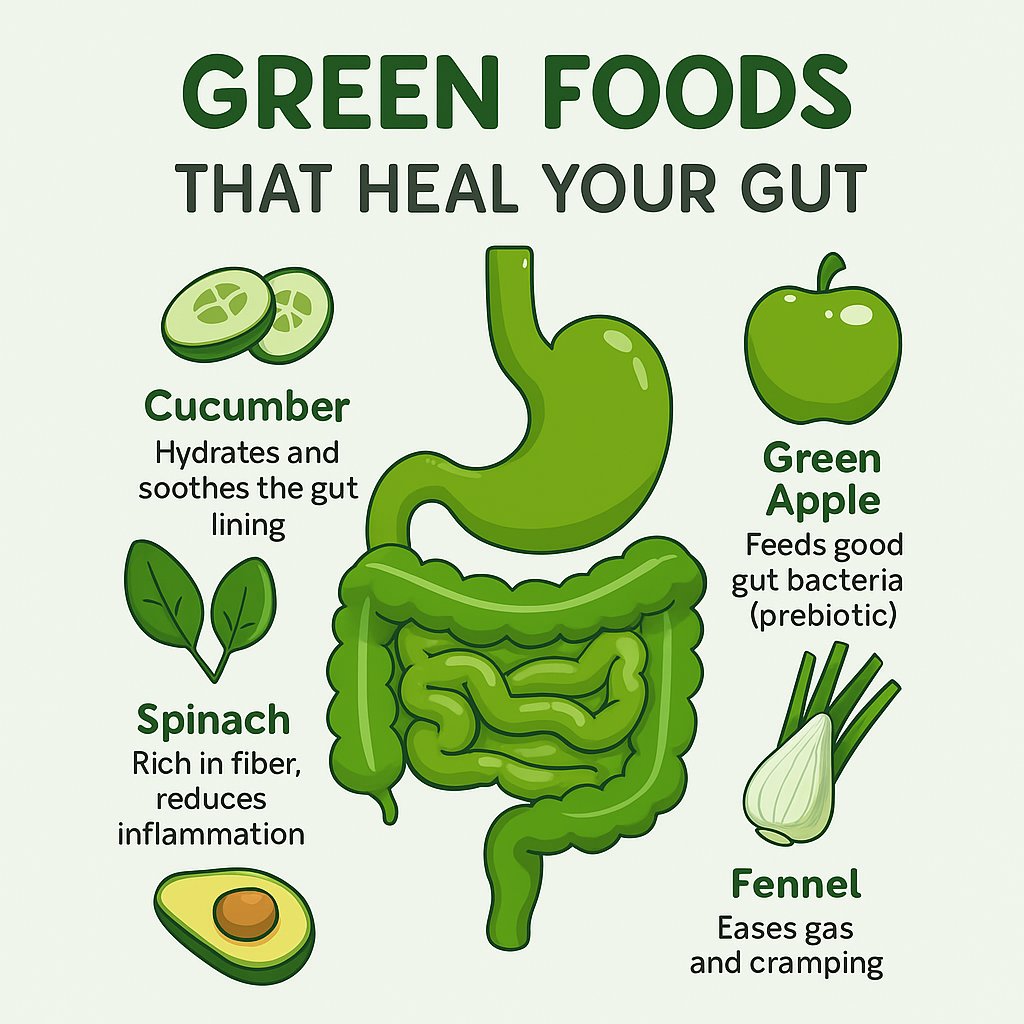 Fitlifehub115's tweet photo. "Fuel your gut, fuel your health! 🌿 These green power foods keep your digestion happy, inflammation low, and energy high."

#GutHealth #GreenFoods #HealthyLiving https://t.co/VJzkYivbqC