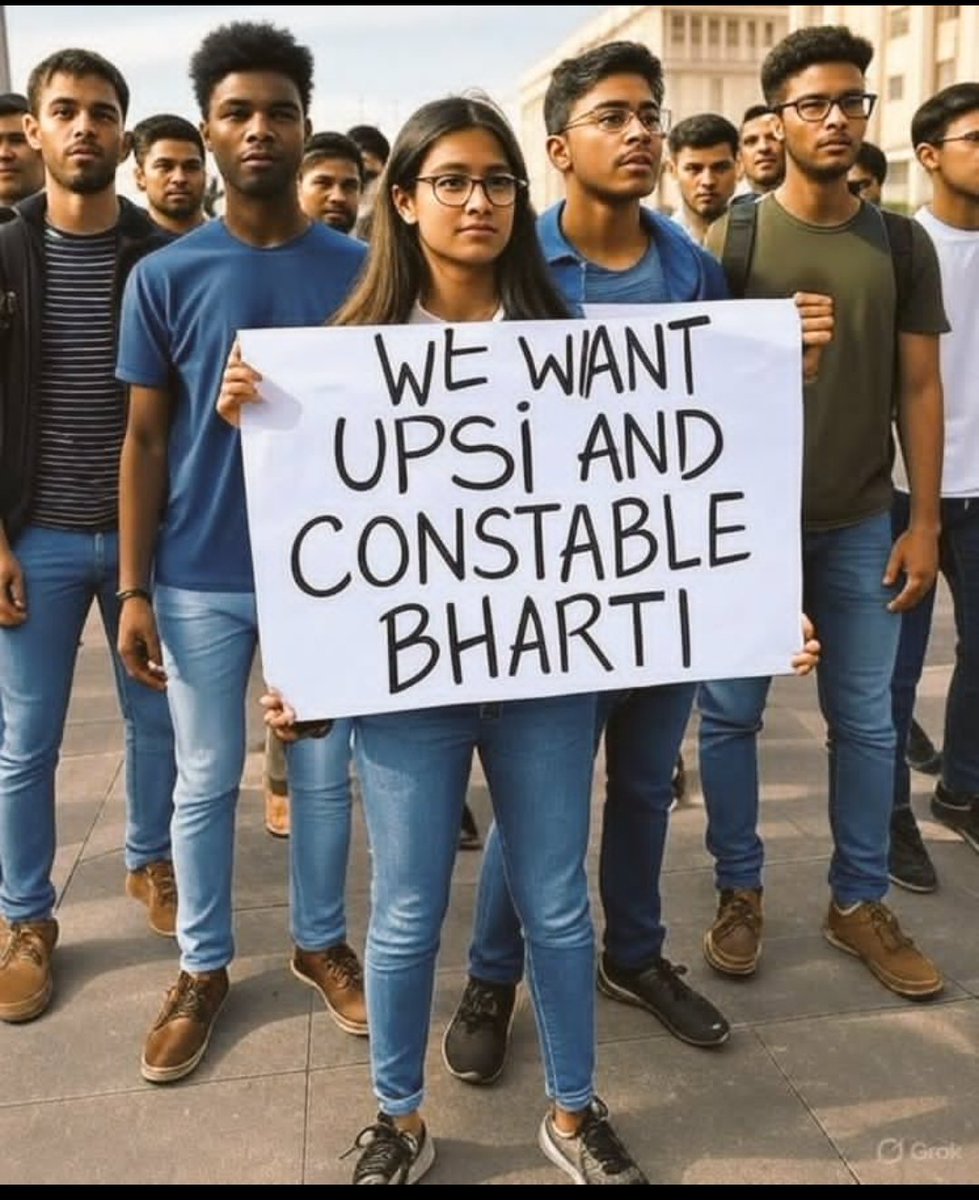 Rahulkisanvansi's tweet photo. सोशल मीडिया और भाषणों में नौकरी का भंडारा देने वाले नेताओं आंखे खोलिए।

देश का शिक्षित युवा जाग गया है।

"युवाओं की सिर्फ एक पुकार
नौकरी नहीं तो वोट नहीं"

🔥🔥

#UP_पुलिस_भर्ती
#up_police_bharti_2025 https://t.co/i4MAjqZjfW